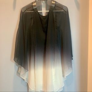 HALSTON HERITAGE Ombré Mini Dress